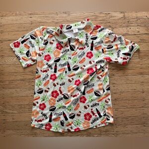 San Francisco Giants stadium food Hawaiian shirt Coca Cola Coke Zero Hot Dog
